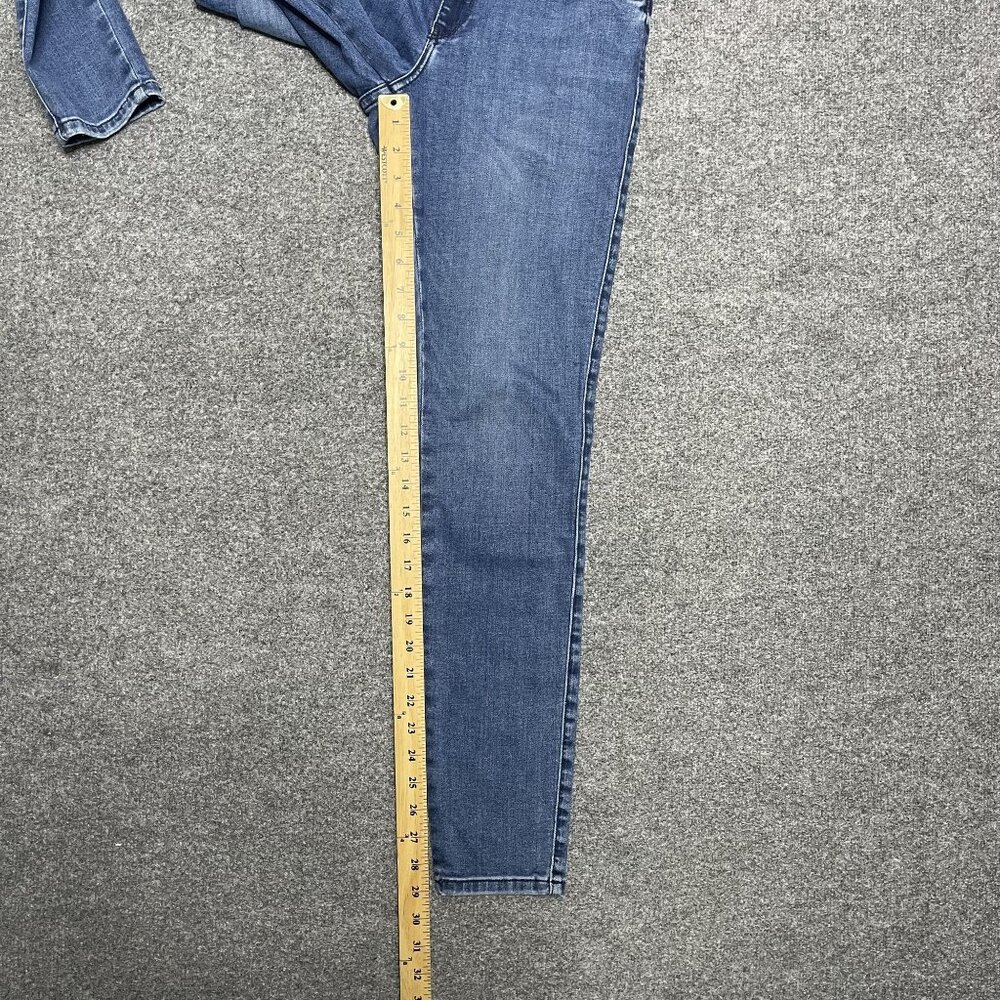 Mott & Bow Womens Mid-Rise Skinny Jeans W29 L30 Blue Denim - Picture 3 of 5